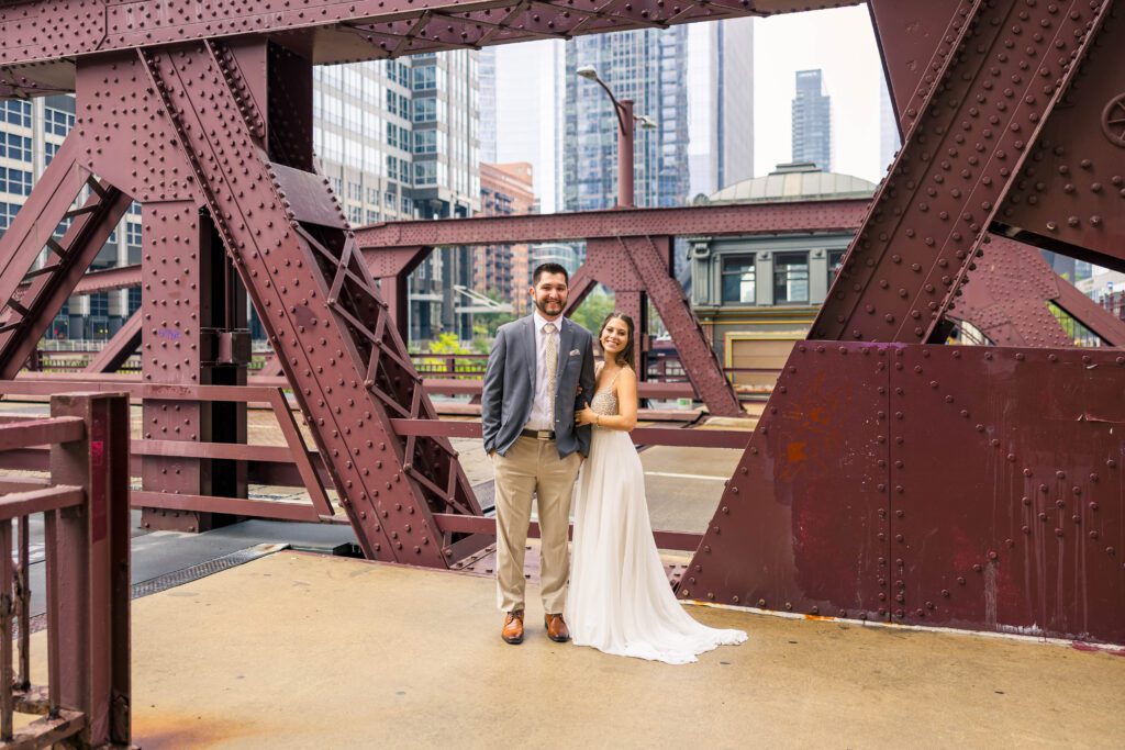 Lyric Opera Bridge Wedding Photos