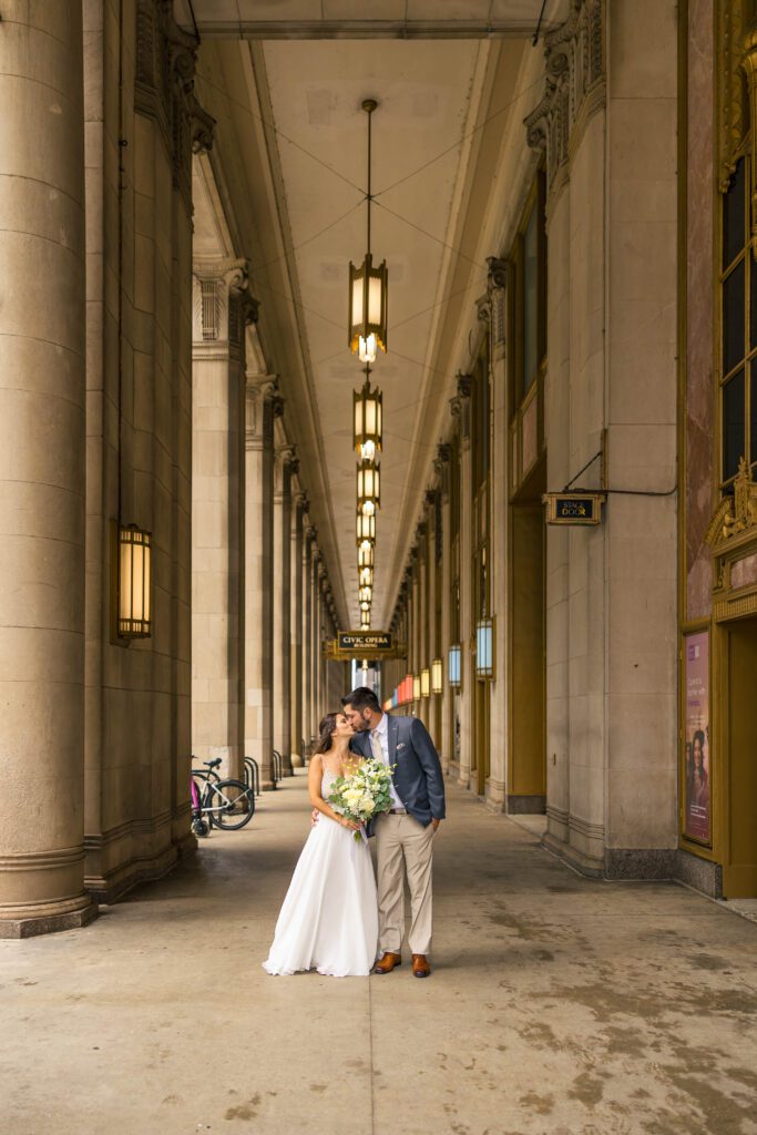 Lyric Opera House Wedding Photos