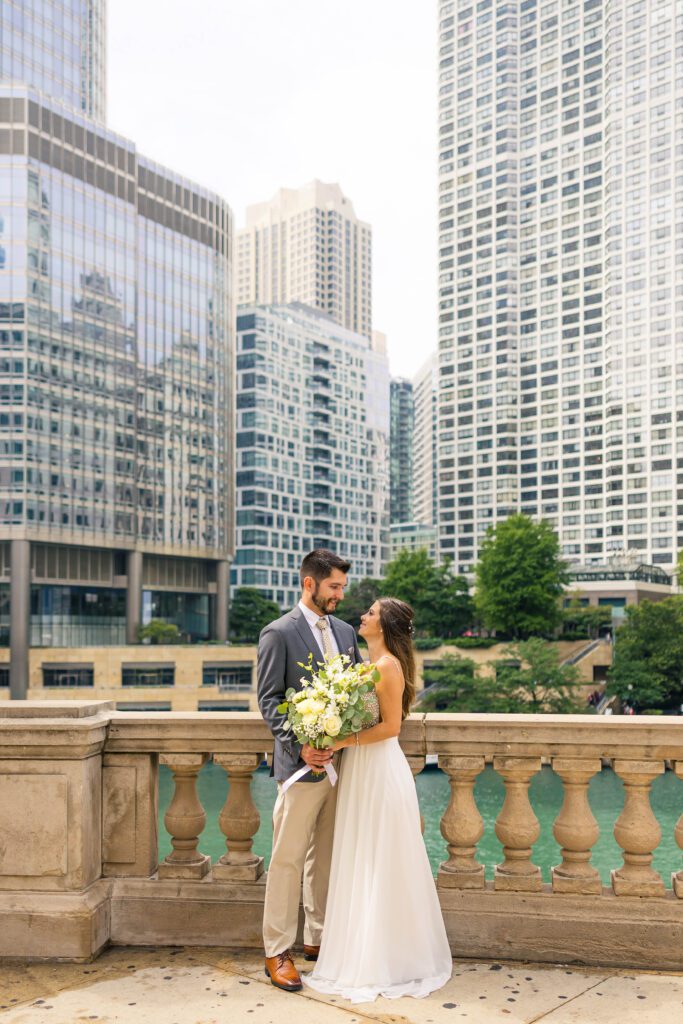 Chicago Riverwalk Wedding Photos