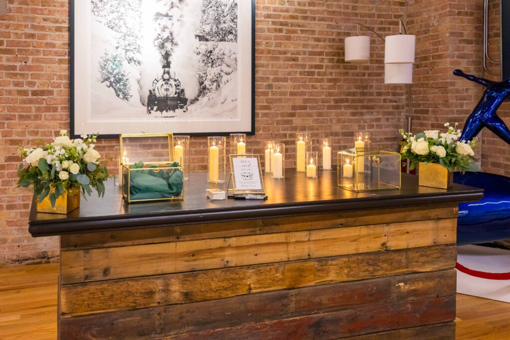 Gifts and Blessings table