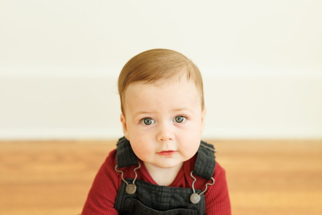 6 month milestone session for a boy Model Call Session