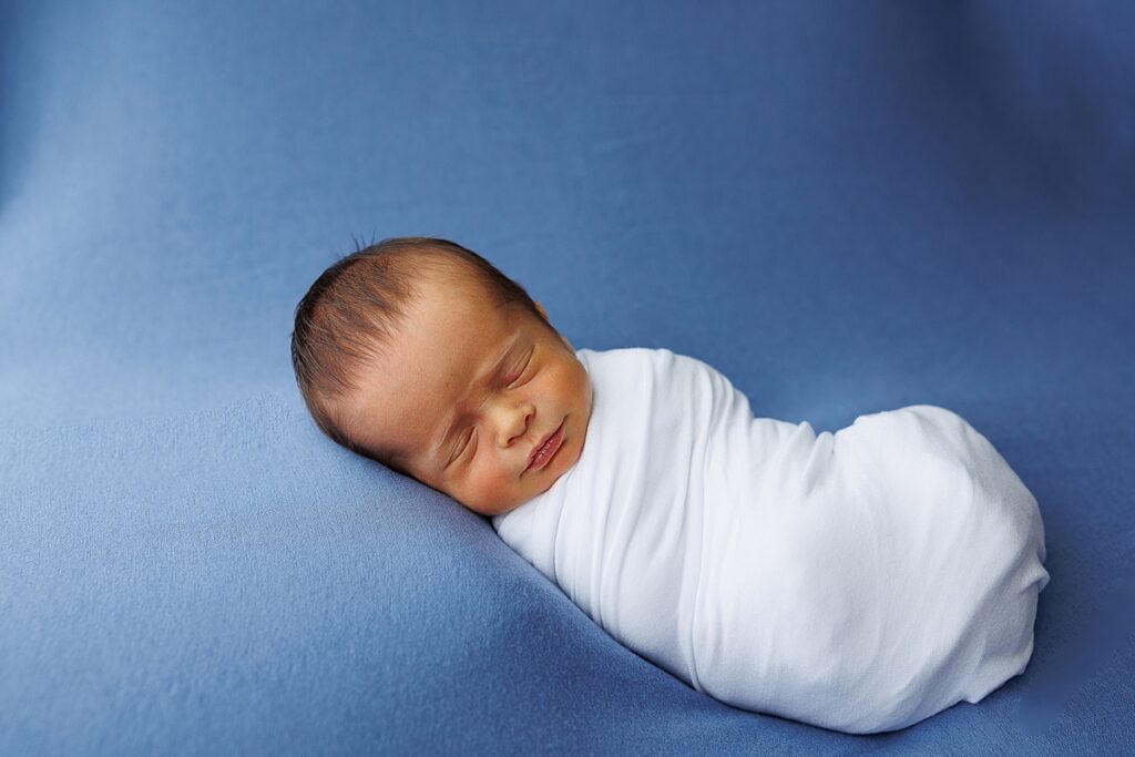 Glen Ellyn Newborn Photographer Posed Newborn Session