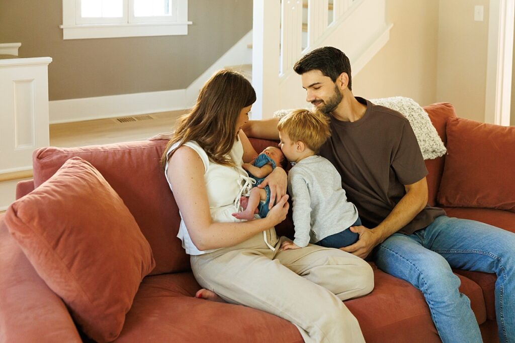 In Home Lifestyle Photos on Couch
